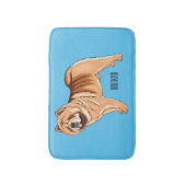 Tapis De Bain Chow Chow dog cartoon (Devant (Vertical))