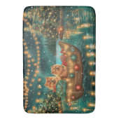 Tapis De Bain Chow Chow Noël Festive Voyage (devant Vertical)