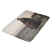 Tapis De Bain Christ dans le désert (par Ivan Kramskoi) (Angle)
