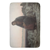 Tapis De Bain Christ dans le désert (par Ivan Kramskoi) (devant Vertical)