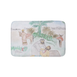 Tapis De Bain Christian Artwork Le bon samaritain