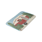 Tapis De Bain Christmas Camping Trailer (Angle)