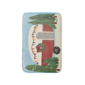 Tapis De Bain Christmas Camping Trailer (Devant (Vertical))