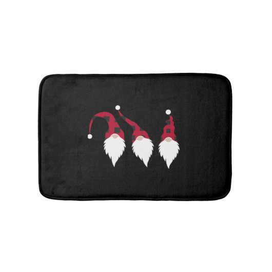 Tapis De Bain Christmas Gnomes (Devant)
