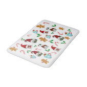 Tapis De Bain Christmas Holly Gnome (Angle)