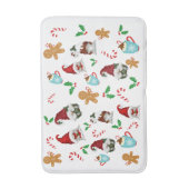 Tapis De Bain Christmas Holly Gnome (Devant (Vertical))