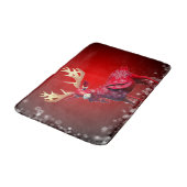 Tapis De Bain Christmas Party Red Reindeer Winter Holidays (Angle)