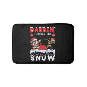 Tapis De Bain Christmas Skeleton Dab
