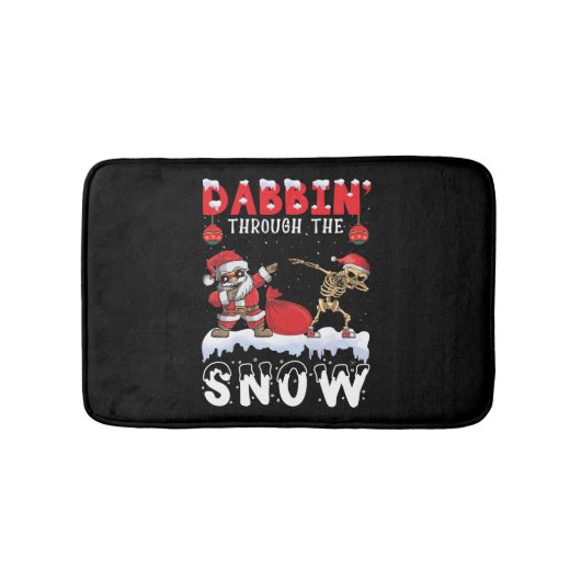 Tapis De Bain Christmas Skeleton Dab (Devant)