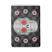 Tapis De Bain Chrome Calavera (Rose rouge) Mat de bain (Devant (Vertical))