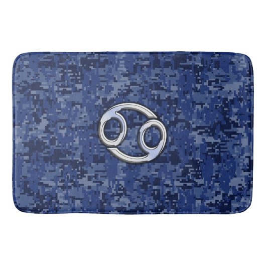 Tapis De Bain Chrome comme cancer Connexion Camion numérique ble (Devant)