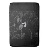 Tapis De Bain Chrome Style Libra Zodiac Connexion Hevelius (devant Vertical)