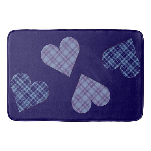 Tapis De Bain Chute des coeurs au printemps (Devant)