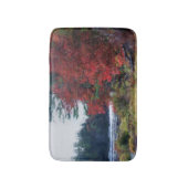 Tapis De Bain Chute Foliage Pond Peinture Nature Art (Devant (Vertical))
