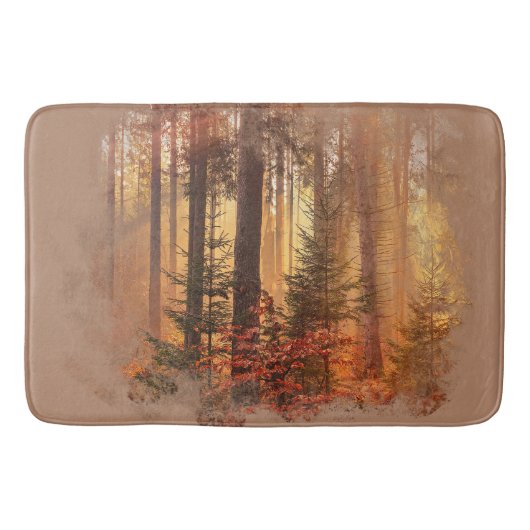Tapis De Bain Chute Sublimation Perturbée Douche Rideau (Devant)