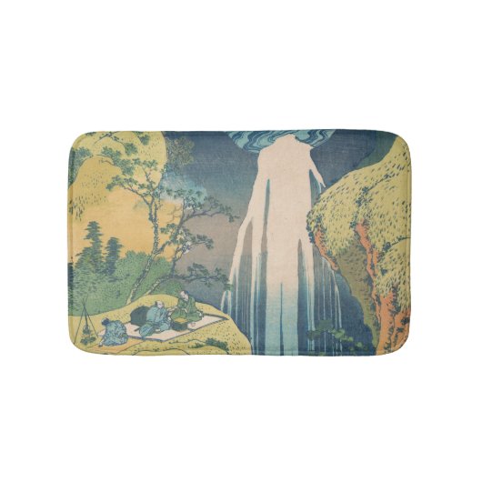 Tapis De Bain Chutes d'Amida d'Hokusai Japon Cascade (Devant)