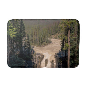 Tapis De Bain Chutes Sunwapta, Parc national Jasper Photographie