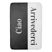 Tapis De Bain Ciao - salutations en italien (devant Vertical)