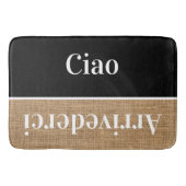 Tapis De Bain Ciao - salutations en italien (Devant)