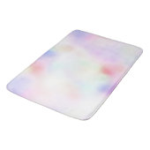 Tapis De Bain Ciel arc-en-ciel rose unicorne violet (Angle)