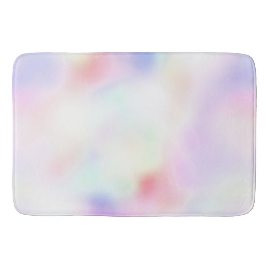 Tapis De Bain Ciel arc-en-ciel rose unicorne violet (Devant)