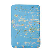 Tapis De Bain Ciel bleu et fleurs (Devant (Vertical))