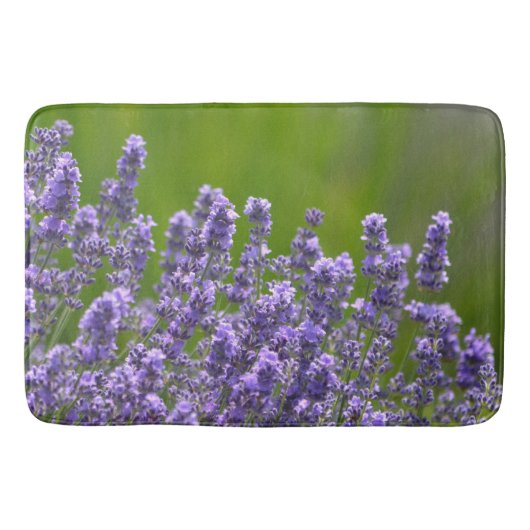 Tapis De Bain Ciel de fleurs violettes (Devant)