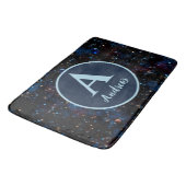 Tapis De Bain Ciel nocturne étoilé avec étoiles et tapis de port (Angle)