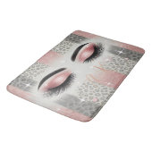 Tapis De Bain Cils Pailletés Monogramme (Angle)