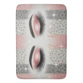 Tapis De Bain Cils Pailletés Monogramme (devant Vertical)