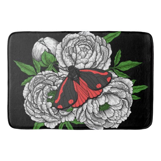 Tapis De Bain Cinnabar moth (Devant)
