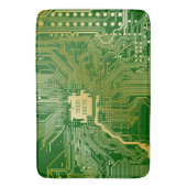 Tapis De Bain Circuit Monogramme Motherboard Electronics Chip Te (devant Vertical)