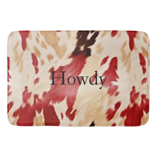 Tapis De Bain Cire rouge de l'Ouest (Devant)