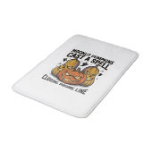 Tapis De Bain Citation de citrouille d'Halloween Jack O Lantern (Angle)