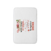 Tapis De Bain Citation de jeu de Noël de l'infirmière drôle (Devant (Vertical))
