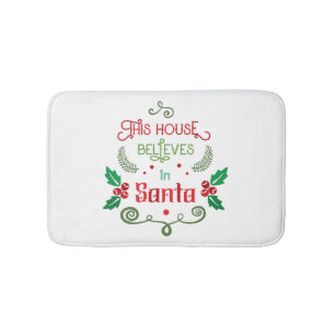 Tapis De Bain Citation de Noël drôle modifiable