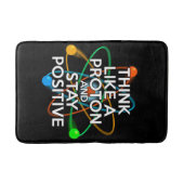 Tapis De Bain Citation de science moderne cool et positive (Devant)