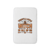 Tapis De Bain Citation de sorcière d'Halloween Design vectoriel (Devant (Vertical))