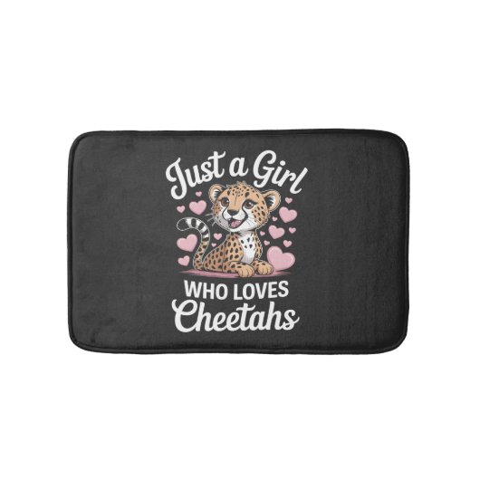 Tapis De Bain Citation drôle de guépard  (Devant)