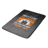 Tapis De Bain Citation drôle de maison hantée pour Halloween Gra (Angle)