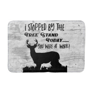Tapis De Bain Citation drôle de mâle de Whitetail de support