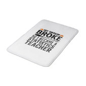 Tapis De Bain Citation drôle de professeur de statistiques pour (Angle)