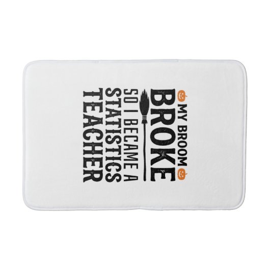Tapis De Bain Citation drôle de professeur de statistiques pour (Devant)