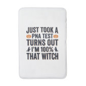 Tapis De Bain Citation drôle de sorcière pour Halloween Vector D (Devant (Vertical))