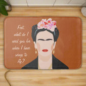 Tapis De Bain Citation Inspirationnelle Frida Kahlo Illustration