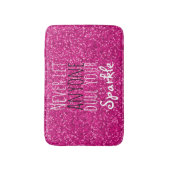 Tapis De Bain Citation inspirée | de parties scintillantes de (Devant (Vertical))