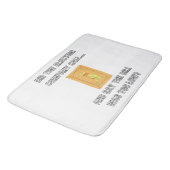 Tapis De Bain Citations drôles de papa (Angle)