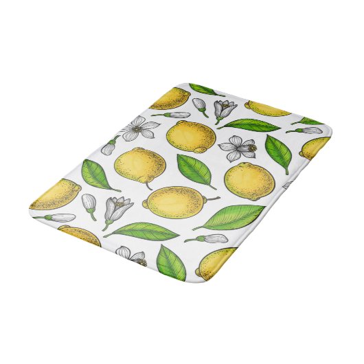 Tapis De Bain Citrons (Angle)
