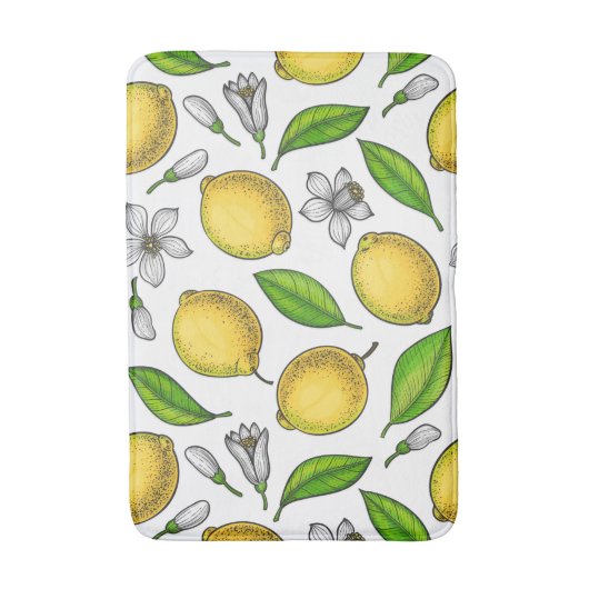 Tapis De Bain Citrons (Devant (Vertical))