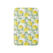 Tapis De Bain Citrons Et Feuilles Frais (Devant (Vertical))
